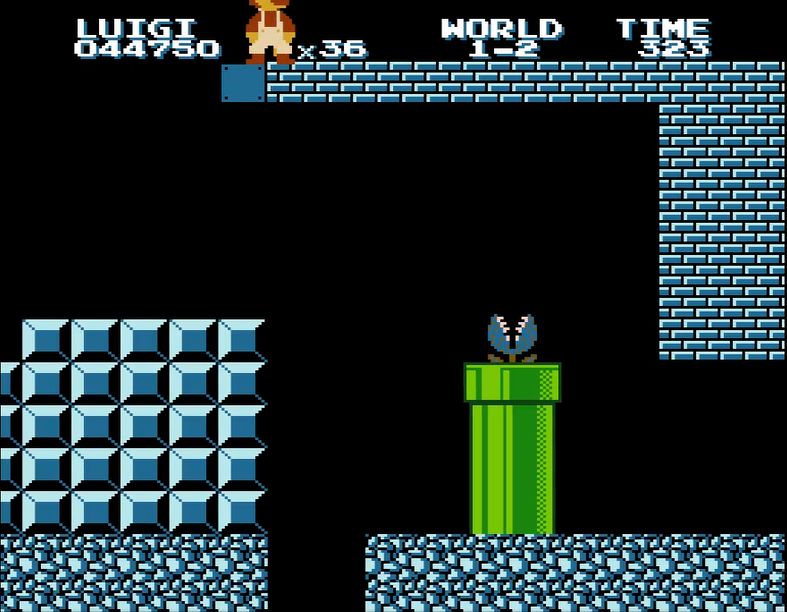 マリオでは届かない、高い場所にもひとっ飛び