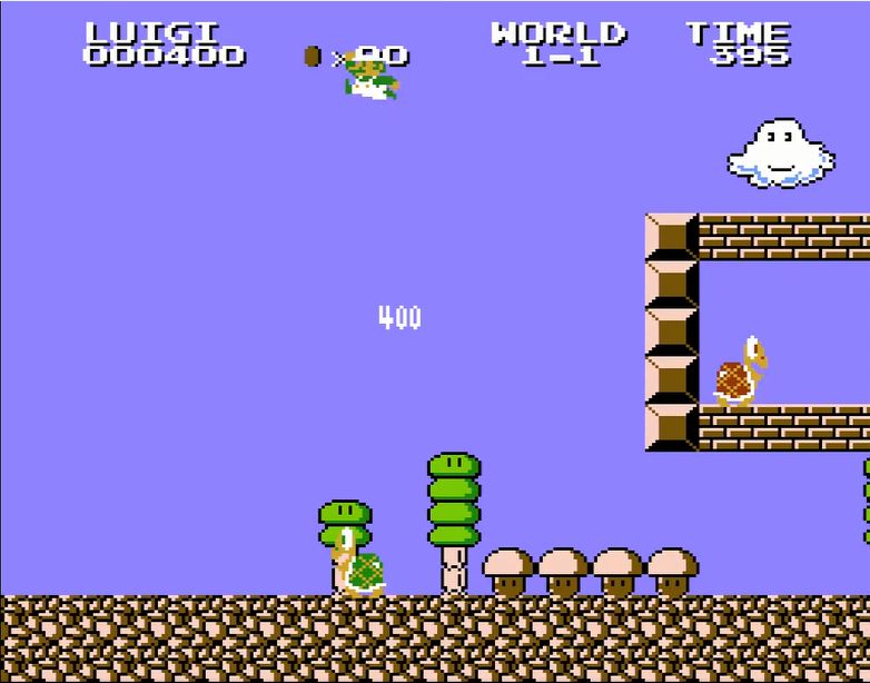 敵を踏んだ反動を利用することでも高くジャンプできる