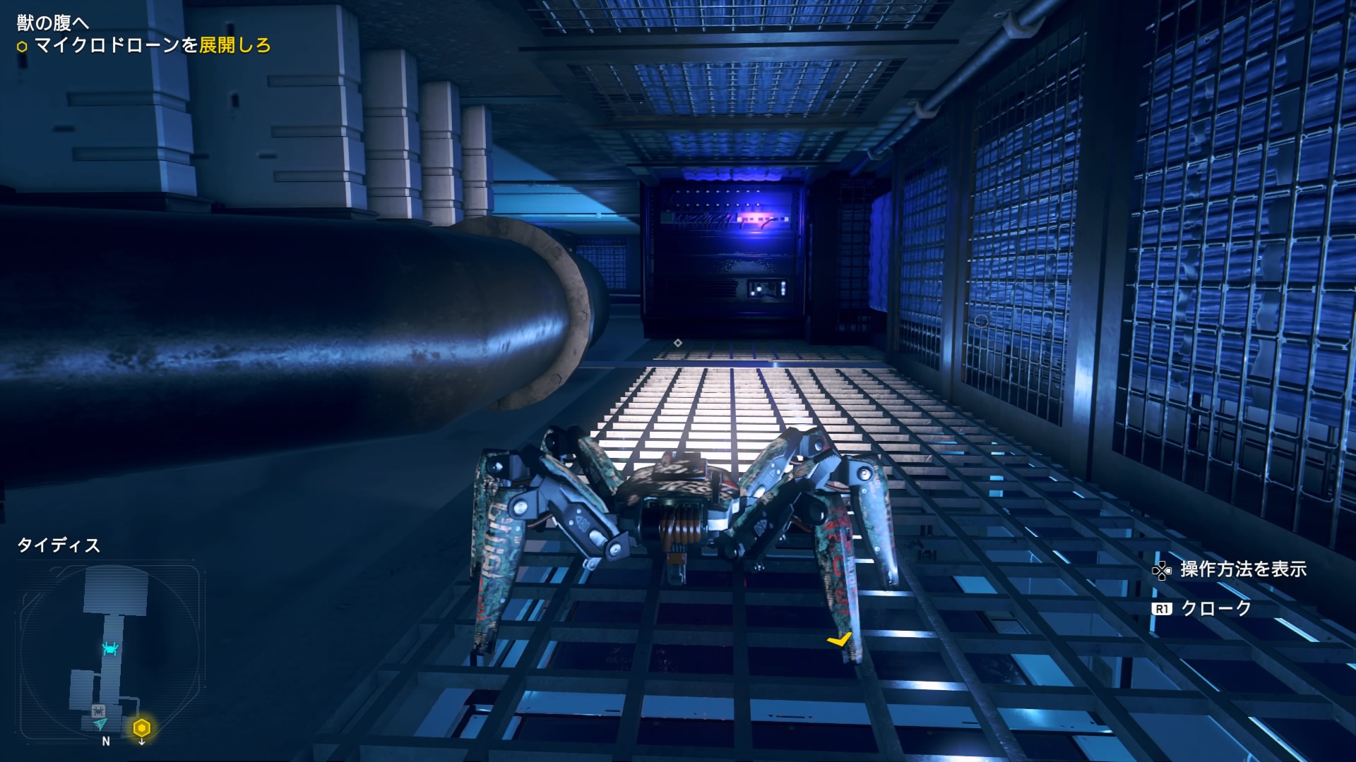 最初から最後までよく使うことになる相棒、スパイダーボット