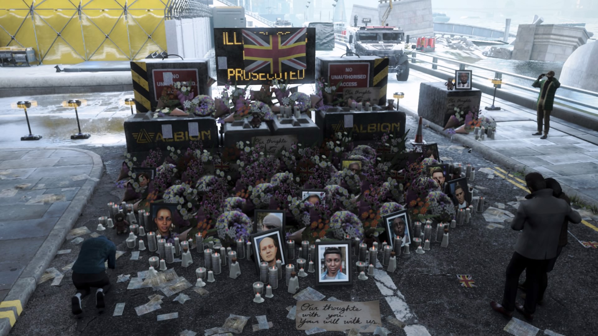 清掃人からストーリートコンピューティングに勤しむハッカーまで、画面に映る全員が採用対象だ