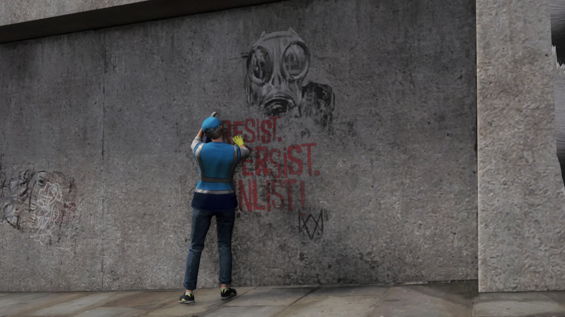 清掃人からストーリートコンピューティングに勤しむハッカーまで、画面に映る全員が採用対象だ