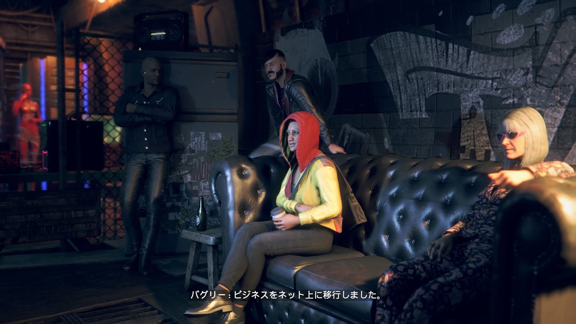 こちらはカットシーンの一部。同じ場面でも、プレイする人によってまったく違う顔ぶれになるだろう