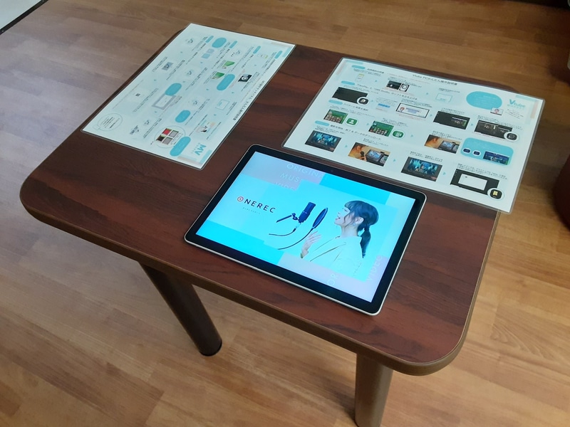 編集や撮影の操作などは全てタブレットのみで完結しており、難しい操作は必要ない