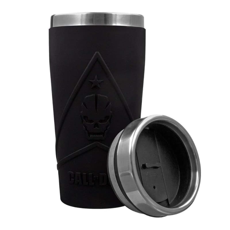 ステンレス製のドラベルマグは温かい飲み物も持ち運べる