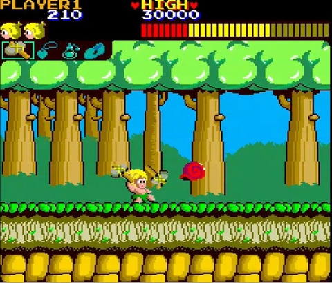 アストロシティミニ全タイトルレビュー】「ワンダーボーイ」 - GAME Watch