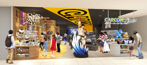 関西初出店！「CAPCOM STORE OSAKA」、本日11月20日よりグランド