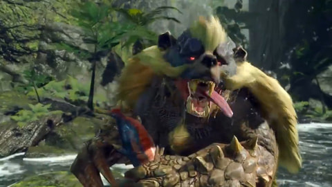 青熊獣 とも呼ばれるモンスター現る モンスターハンター ライズ 公式twitterにて アオアシラの狩猟映像が公開 Game Watch 青熊獣 とも呼ばれるモンスター現る モンスターハンター ライズ 公式twitterにて アオアシラの狩猟映像が公開 Game Watch