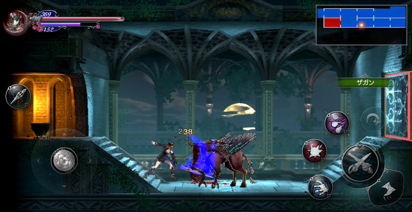 「悪魔城ドラキュラX 月下の夜想曲」にあったコマンドシステムは本作にも継承されている