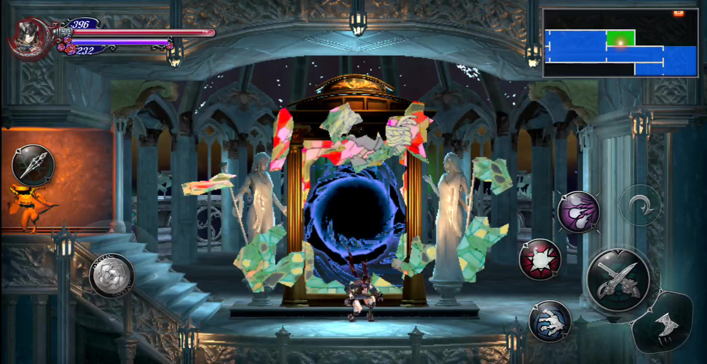 ステンドグラスからステンドグラスへワープができる。ワープポイントの解放も重要だ