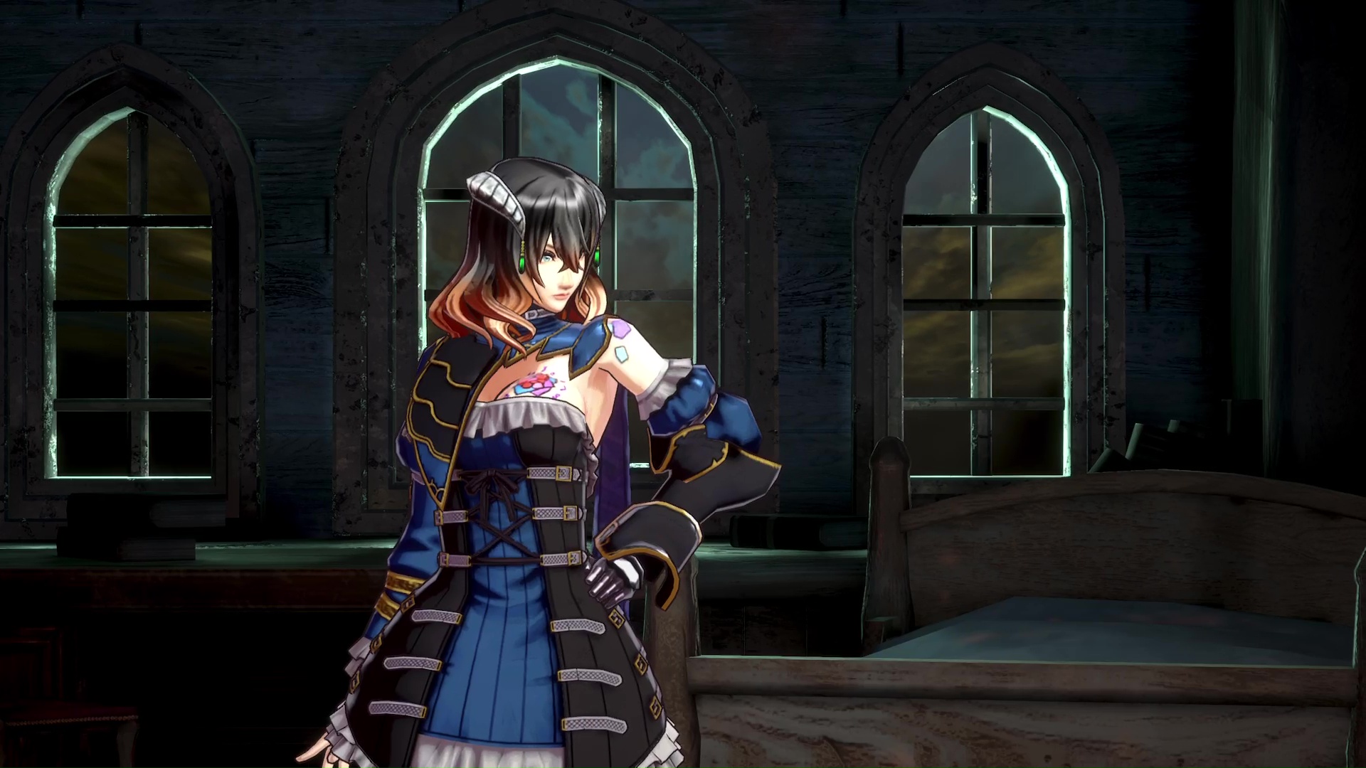 上がプレイステーション4版、下がスマホ版。服のラインなどの細かな部分は省略されているが、スマホでこれだけ再現出来ているのは素晴らしい