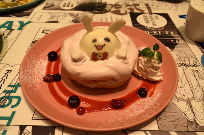 リトルバーニーをモチーフにしたパンケーキ