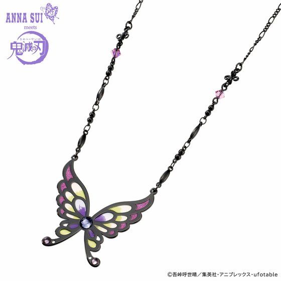 鬼滅の刃×ANNA SUI　ネックレス　胡蝶姉妹/胡蝶カナエ＆栗花落カナヲ 価格：14,300円（税込）