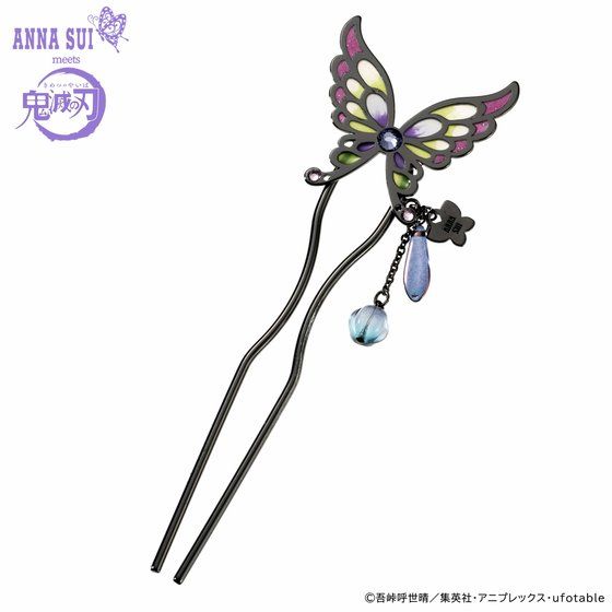 鬼滅の刃×ANNA SUI　かんざし【二次受注：2021年8月発送】 / 胡蝶カナエ＆栗花落カナヲ 価格：11,000円（税込）