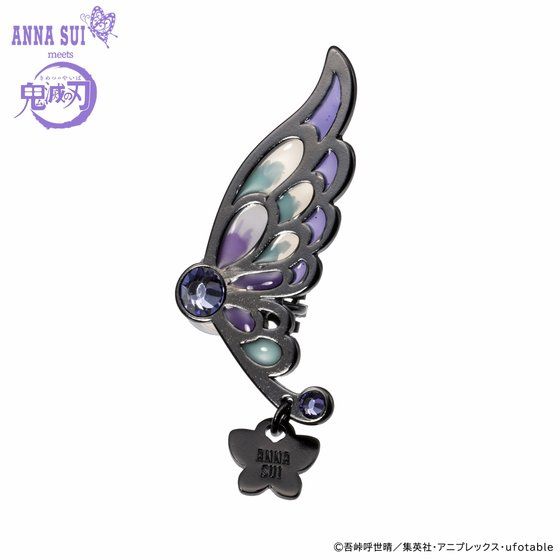 鬼滅の刃×ANNA SUI　イヤークリップ　胡蝶姉妹/胡蝶しのぶ 価格：8,800円（税込）