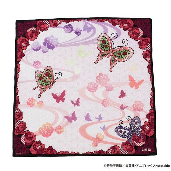 鬼滅の刃×ANNA SUI　プリントハンカチ 価格：2,200円（税込）
