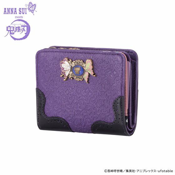 鬼滅の刃×ANNA SUI　二つ折り財布/胡蝶姉妹 価格：19,800円（税込）