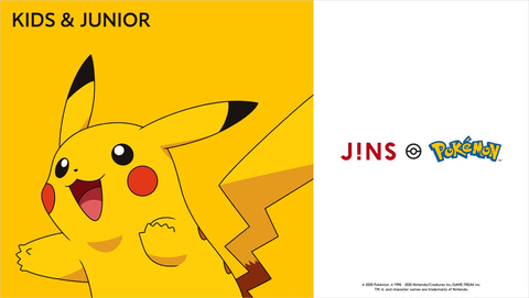 ピカチュウやイーブイなどのポケモンたちがモデルになった「JINS