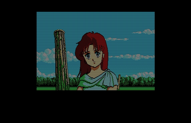 当時の8ビットパソコンではアニメーション処理は敷居が高かったこともあり、ヒロインであるリリアの振り返りを初めて見た時は驚いたものだ。オープニングデモは映画の導入部分を思わせるような構成になっており、プレーヤーの気持ちを盛りあげてくれる