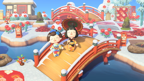Nintendo Switch あつまれ どうぶつの森デザイン あつ森」、千總がオリジナルの島「1555島」の夢番地を公開！ - GAME Watch