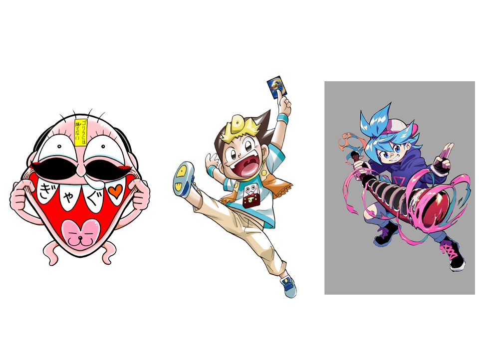 コロコロコミックサイン色紙（曽山一寿先生、松本しげのぶ先生、金林洋先生）