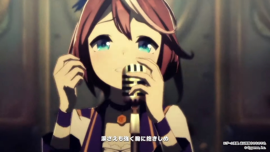 レース後にはウイニングライブが開催される。なお、画像の楽曲は「winning the soul」