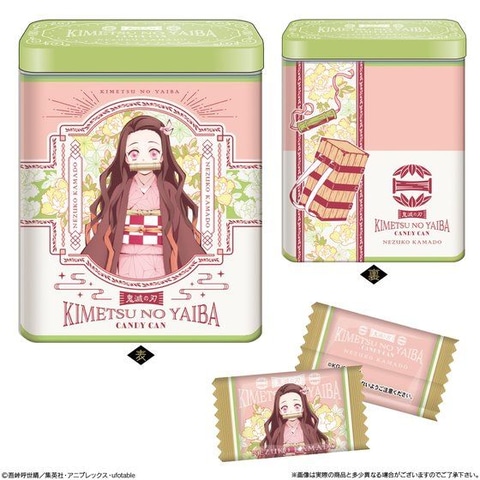 かわいいパッケージで小物入れにも使えそう！ 「鬼滅の刃 CANDY缶