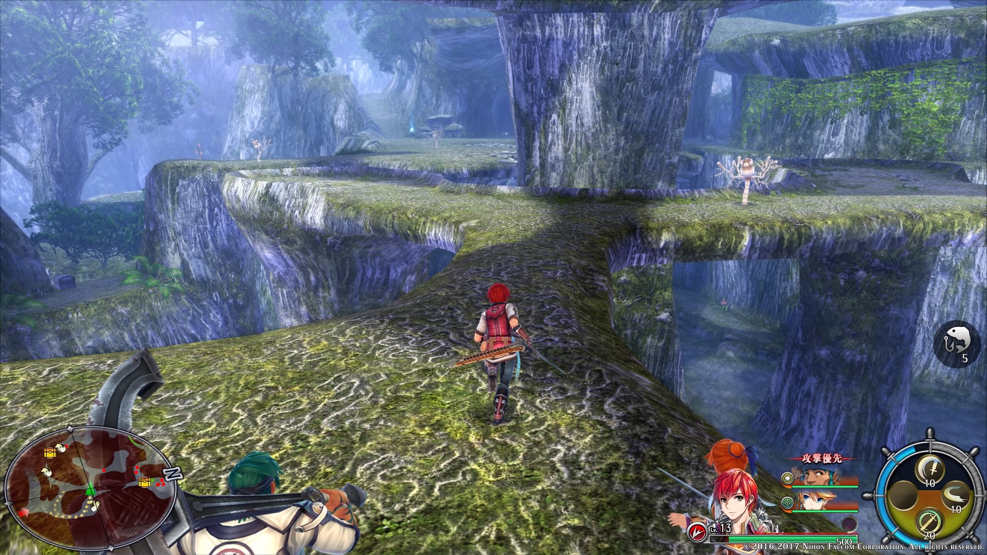 無人島が舞台となる「イースVIII -Lacrimosa of DANA-」では、大自然そのものがダンジョンといった趣も