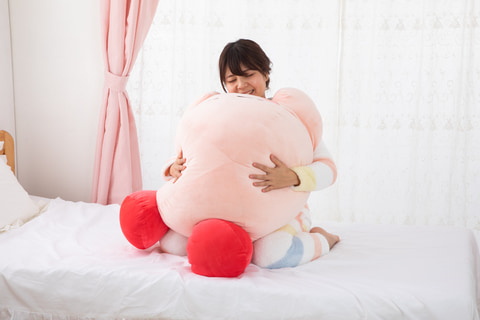 星のカービィ　一緒におひるねクッション　お昼寝　もちもち　ふわふわ　ぬいぐるみ 414BVG2MZyL._AC_UL210_SR210,