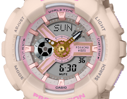 新品　カシオ BABY-G ピカチュウコラボモデル BA-110PKC-4AJR 楽天市場】CASIO カシオ Baby-G ベビ－G ピカチュウコラボモデル
