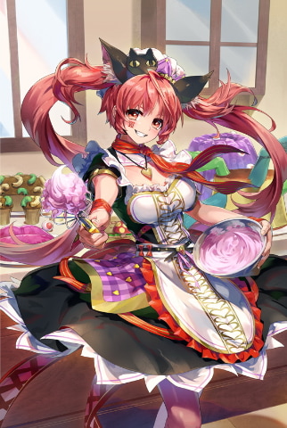 チェインクロニクル 第4部」特別な衣装のSSR「フィリアナ