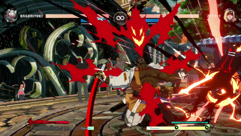 ブラッドゲージがMAXになると仮面が外れ、暴走状態に