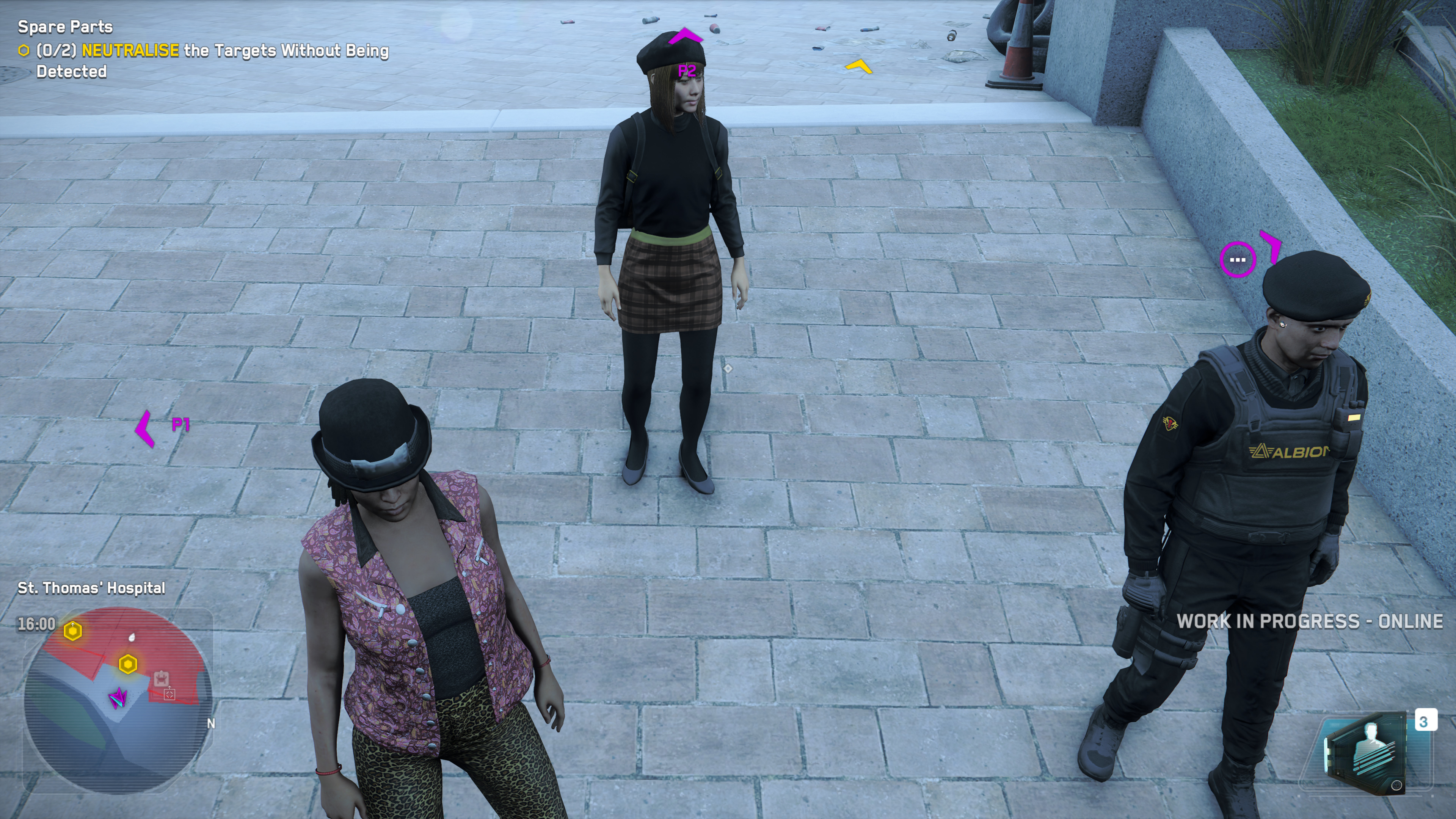 4人、それぞれの市民でオンラインの場に集まれる