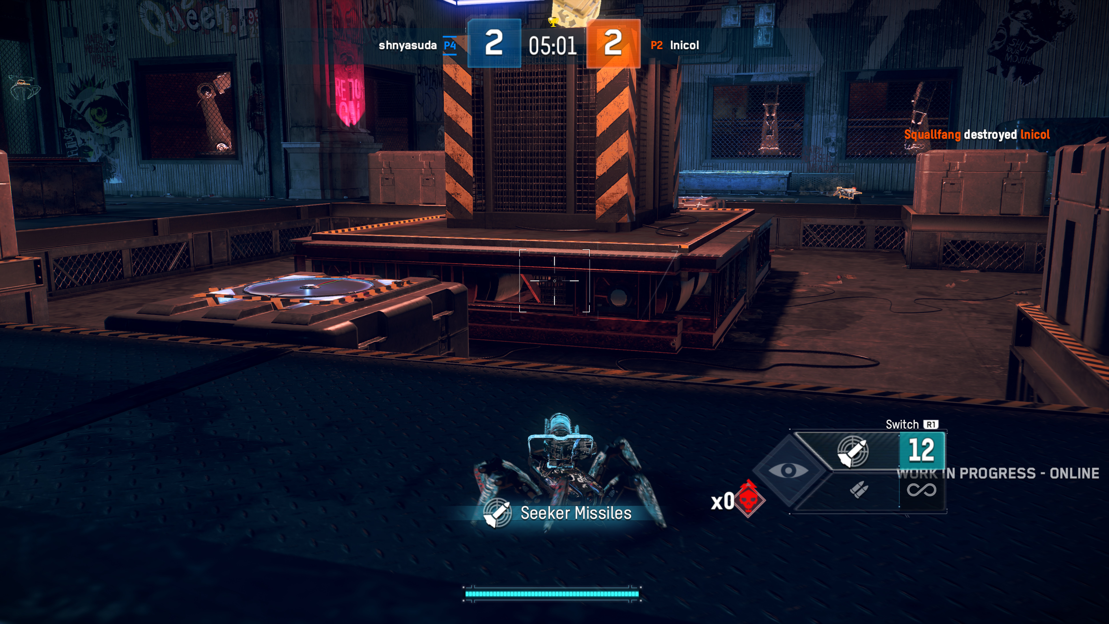 ガンガン撃ってガンガン攻める。アイテム獲得が攻めのポイント