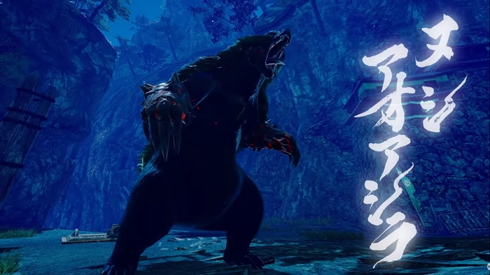 PVでは数多のモンスターに様々な兵器を用いて戦うハンターと里のキャラクターの姿が確認できる。どのようなシステムで行なわれ「ヌシ」がどれ程の強さなのかは想像できないが、やり応えはかなりのモノと予想できる