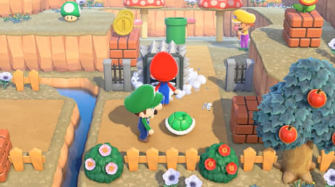 あつまれ どうぶつの森 &マリオ あつ森】ニンテンドーワールドをイメージしたマリオエリア作り