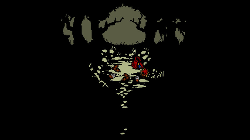 なぜかバラバラな状態のまま森で寝ている主人公