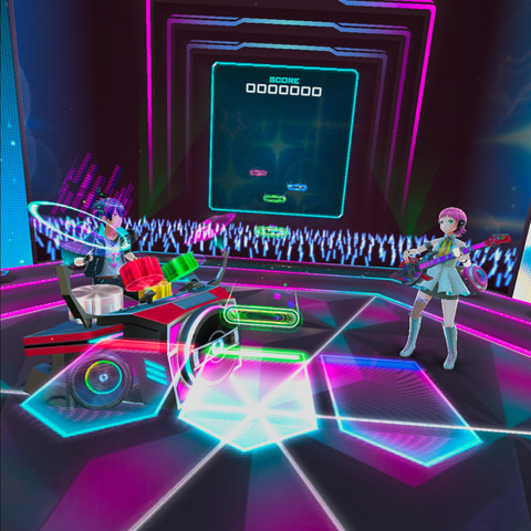 VR世界に「BEMANI」がやってきた！ 「BEAT ARENA」プレビュー - GAME Watch