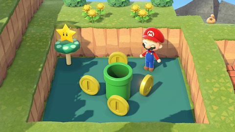 マリオ　どうぶつの森 あつ森』にスーパーマリオの家具が追加決定。“スーパーマリオ
