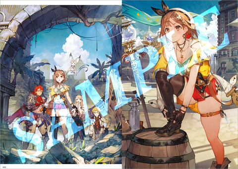 初版本　ライザのアトリエ　1 、2 、3　公式ビジュアルコレクション　トリダモノ 初版本 ライザのアトリエ 公式ビジュアルコレクション