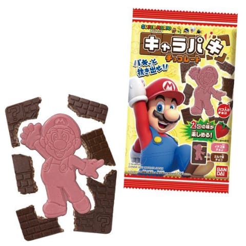 型抜きチョコ「キャラパキ」のスーパーマリオ版がリニューアル！ 本日3