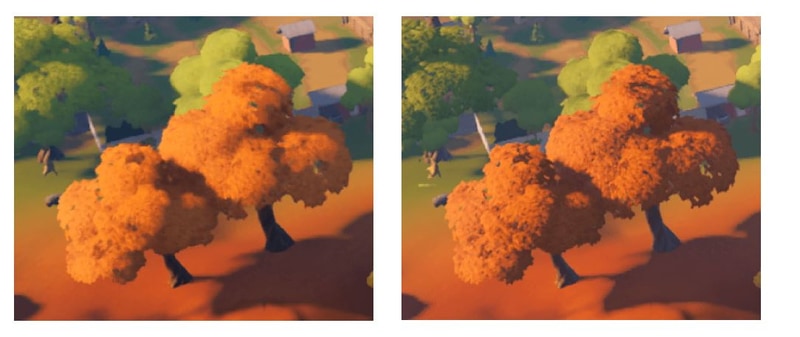 スクリーンショットによる比較。右の画像が新しいもの