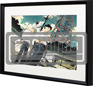 新世紀 エヴァンゲリオン　複製原画 　ヤングエース　イラストグッズ誌上通 貞本義行氏による「新世紀エヴァンゲリオン」イラストグッズが