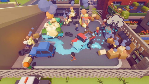 イタズラ雲が人間界に大混乱をもたらすSwitch/Xbox One「レイン