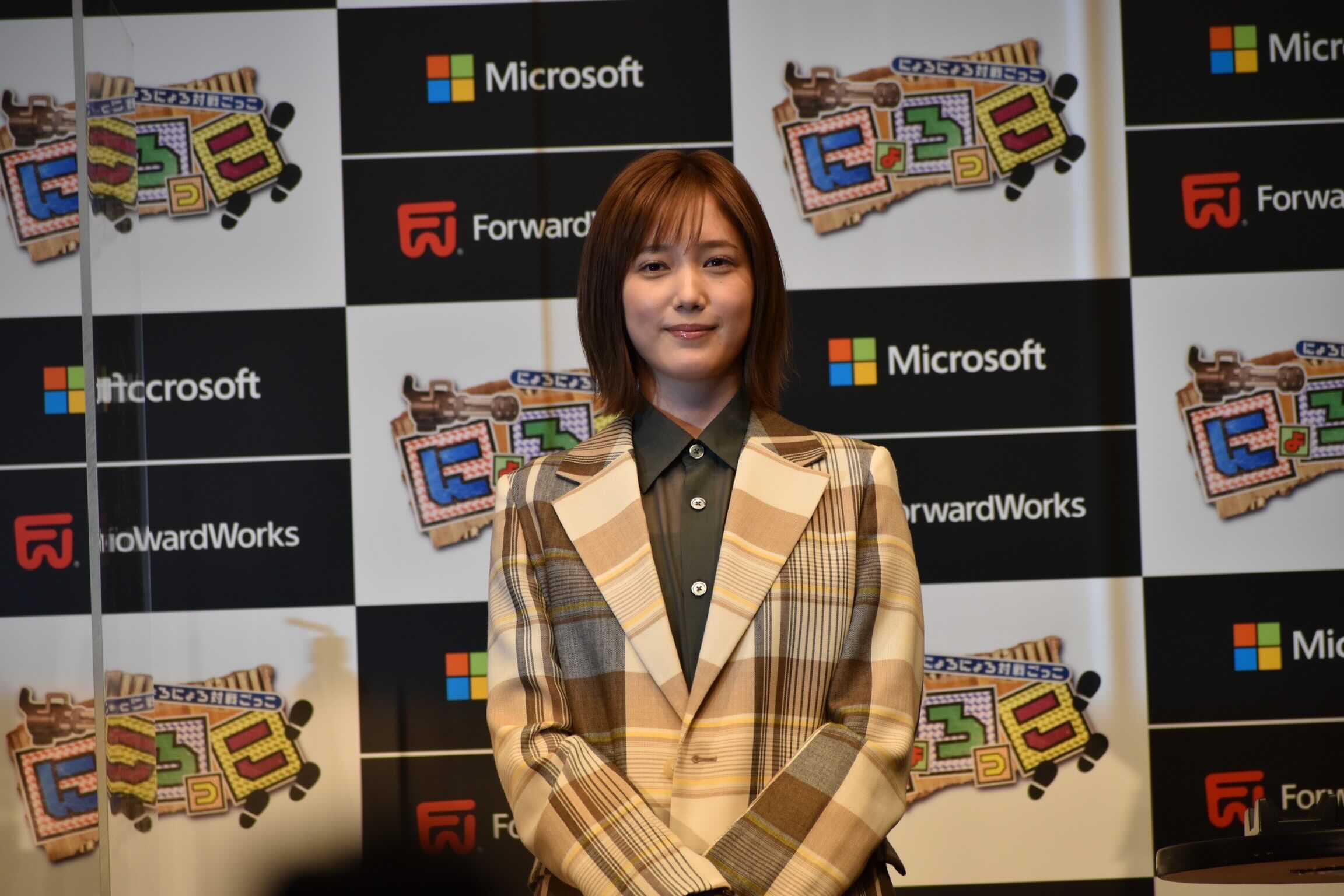 4月20日に開催された「ほんだのげーむ タイトル発表会」で登壇した製作総指揮・本田翼さん