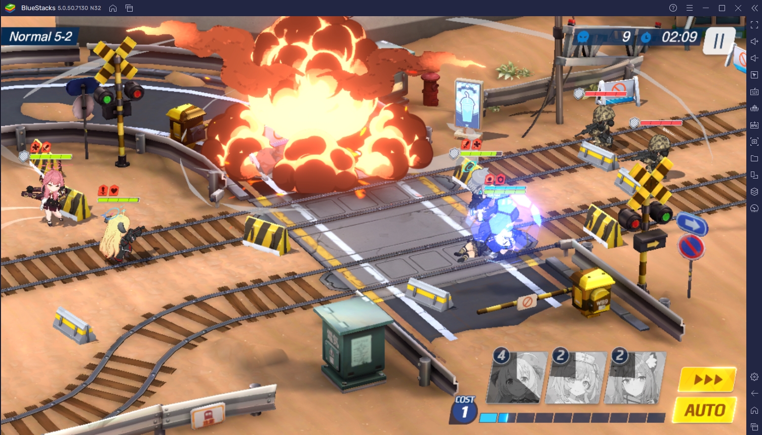 「ブルーアーカイブ」ではシナリオパートとバトルパートが交互に進行していく