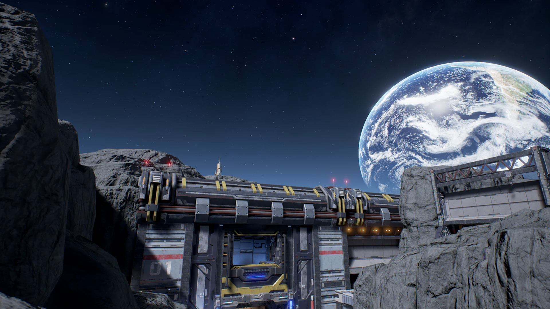 戦場はオリジナル。小惑星らしき場所に敷設された巨大施設で屋内外問わず激しい戦闘が繰り広げられる