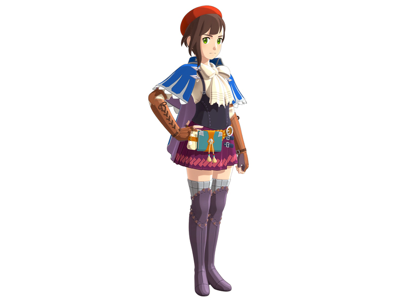 美しくも逞しい女性へと成長した「リリア」。本作では王立書士隊支部にて部隊長を務めている