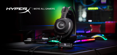 HyperX、7.1サラウンドサウンド搭載Cloud Revolverゲーミングヘッド