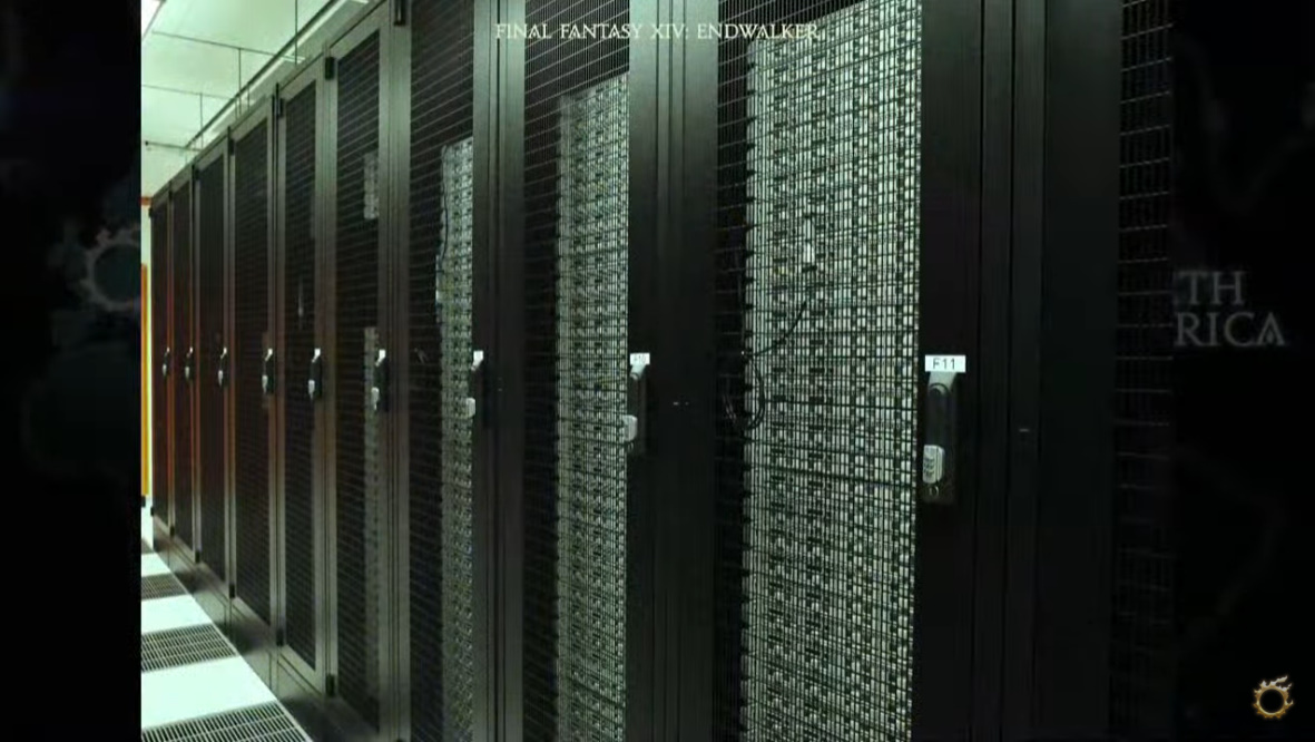 構築中のサーバールーム