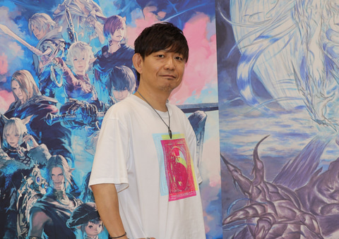 FINAL FANTASY XIV 吉田直樹氏　サイン入りポスター　額縁付き FINAL FANTASY XIV 吉田直樹氏 サイン入りポスター 額縁付き